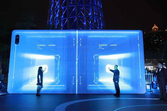 手掌觸摸視頻啟動儀式