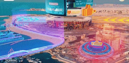 卡塔爾會場——3D數(shù)字孿生 卡塔爾會場——3D數(shù)字孿生